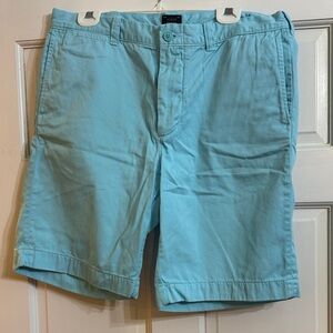 J. Crew Aqua Flat Front Shorts